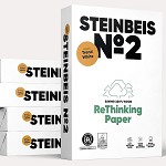 recycled printpapier
Steinbeis No2
net niet wit